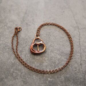 "Pyrewatch" Forged in Fire Copper Necklace